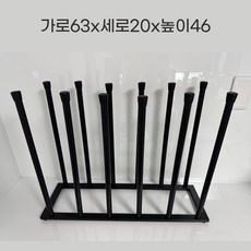 신발 장화 건조대 라이딩 롱부츠 작업화 거치대 철제 보관 걸이 정리대 장화걸이 부츠거치대 건조기 스탠딩 가정용 레인, 블랙63x20x46cm, 1개