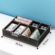 지폐 보관함 돈통 가정용 케이스 박스 비상금 금고 소형 서랍 카운터
