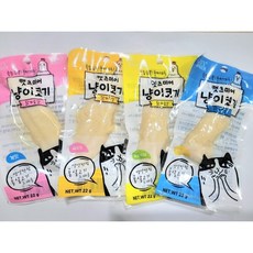 육즙 뿜뿜 영양만점 닭가슴살 통살코기 캣츠미어 고양이 간식 냥이코기, 48개, 22g, 오징어맛