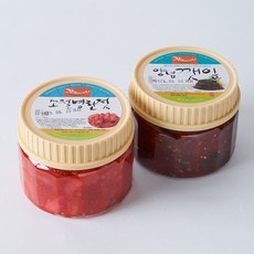 소절명란젓500g + 양념깻잎500g 2종 세트, 1세트, 1kg