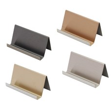 不鏽鋼名片架 名片盒 手機架 多功能桌面收納展示架, 金