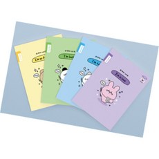 디피 초등 제본 5칸기초 노트 어린이집한글노트, 랜덤 1권