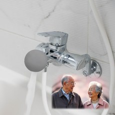플랜하우스 욕실 안전 욕조 수도꼭지 수전 보호 커버 어르신 실버 용품, 회색, 1개