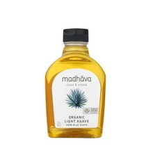 MADHAVA 매드하바 Organic LIGHT 라이트 Agave 100 퓨어 블루 넥타 설탕 대체 비건 GMO 프리 천연 액체 감미료 1.3kg(46온스) 2개 팩, 2.6kg