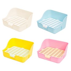 사각 토끼배변판 거름망형 화장실 래빗화장실 토끼용품 토끼화장실 스몰펫화장실, 1개