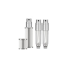 공식 TRAVALO (트라바로) 아토마이저 밀라노 프리미엄 세트 인너 보틀 2개 포함 향수 리필 간편 새지 않는다 휴대 여행 향수 병 5ml 다이렉트 차지 (화이트)