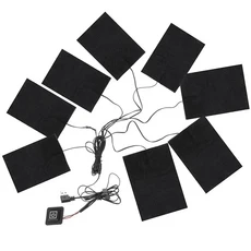 13구역 발열 조끼 USB 전기 발열 재킷 방풍 소프트 아웃도어 스포츠 겨울 보온 조끼 바디 워머 코트 남녀