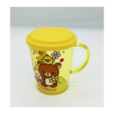 손할매 리락쿠마 뚜껑컵, 옐로우, 1개