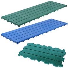 SK플라스틱 블럭깔판 플라스틱깔판 조립식깔판 파렛트 바닥재 국산원료, 2.플라스틱 깔판(녹색)1800x600x50