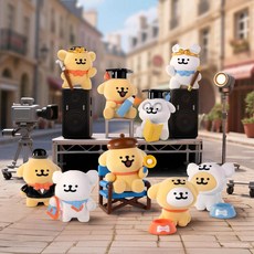 人生如戲系列盲盒玩具 可愛角色模型 精緻細節設計 生活趣味擺件 驚喜收藏禮物, 1個