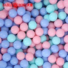 볼풀공 100개 볼풀장 공 파스텔볼 실내 볼풀장 풀공 놀이터 플레이 놀이방, B. 7cm  100 마카롱 3 색, 1개