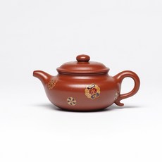 原礦大紅袍手製經典紫砂功夫茶壺, 1個, 1L, 大紅袍:如圖所示