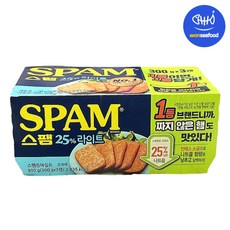 CJ 제일제당 스팸 25% 라이트 (300gx3번들), 300g, 3개