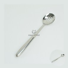 [투마누] 단체급식주걱 뷔페대형스푼 조림스푼 스텐 대왕 타공 뷔페스푼 중