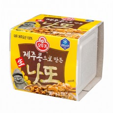 오뚜기 제주콩으로 만든 생낫또 56g 3입 4개