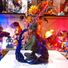 索隆 海賊王公仔 燈座發光 航海王公仔 寫真家 正版公仔, 1個, 無燈版(索隆版本2),含公仔（正版附原盒）