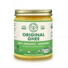 케이마켓 퓨어 인디언 푸드 유기농 목초사육 기버터, 220g, 1개