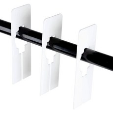 매장 옷걸이 사이즈 구분표 라벨 옷가게 의류 분류 행거 옷걸이 칸막이 사이즈 마킹 태그, D 흰색펜