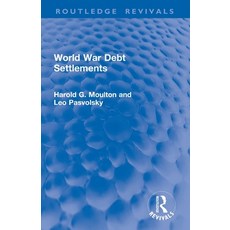 (英文圖書)World War Debt Settlements 平裝版, Routledge, 英文