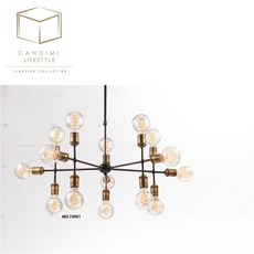 凱得米 工業風吊燈 MD70901 附鎢絲燈泡, 工業風金屬烤漆烏斯吊燈