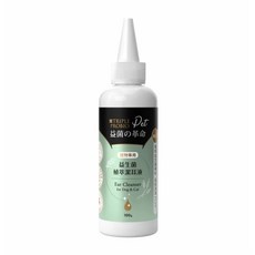 益菌革命 TRIPLE PROBIO 犬貓專用 益生菌植萃潔耳液 100G, 1個, 潔耳液 100g