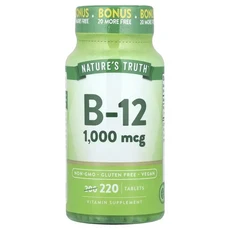 비타민 B12 220정 (타블렛당 1000mcg) 네이처스 트루스, 1개