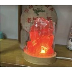 水晶香薰擴香燈座, 1件, 330ml, 花香, 紅水晶(插電款)