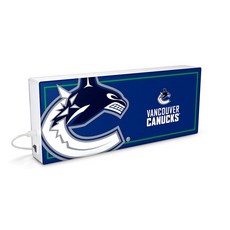 SOAR NHL LED 앰비언스 라이트 박스: 라이선스 벽 장식으로 공간을 높이세요 몬트리올 캐나다 258994, Vancouver Canucks