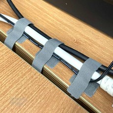 케이블 타이 고정페드 그레이 20P 전기선정리