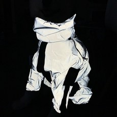 寵物四腳防水衝鋒衣，中大型犬戶外雨衣，金毛邊牧適用, 【晴雨兼備】衝鋒衣,M(大型犬幼犬）, 1個