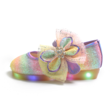 FROMBEBE 蝴蝶結造型LED公主鞋