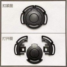 桃園熱銷 五點式安全帶 通用寶寶餐椅五點式安全扣安全帶扣插扣固定扣嬰兒傘車推車配件, 黑色I款五點式扣子 (適用寬2.5cm帶