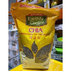 Nature's Earthly Choice 奇亞籽 (鼠尾草籽) 超級食物 907克, 907g, 1個, 1個裝