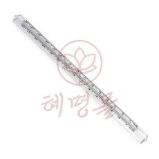 혜명몰 투명 삼각자 15cm 학생용자 목공용직각자 학교 초등자 스케일