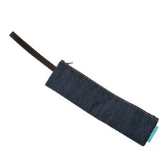 BZF本之豐 丹寧風加大環保筷袋 - 餐具收納袋, 丈青, 1個