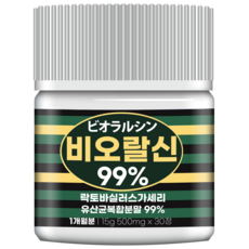 비오랄신99 락토바실러스가세리 유산균 복합분말, 1개, 30정