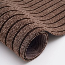 상업용 PVC 방수 미끄럼방지 현관문 주방 입구 발매트, 1개, 커피컬러 5mm TPR 무취