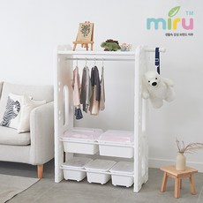 미루 빅행거 캡형 더블 - 유아옷장, 빅행거 캡형 -화이트