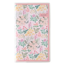 2177 능률 페이젬 수첩 2026년 월간 류미에르 쁘띠 복숭아 핑크 (2025년 11월