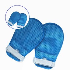 쌍문상회 보호장갑 손싸개 손목억제대 시니어 노인 40872EA, 단면메쉬장갑A