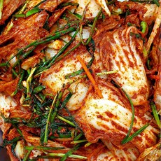 전라도 꽃 김치 전라도맛있는김치 수제 알배추 겉절이 (매운맛)김치 수제김치 전라도김치 당일제조, 2kg, 1개