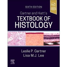 (영문도서)Gartner and Hiatt's Textbook of Histology Paperback, Elsevier, English, 9780443278228