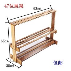 釣友狂推 多功能魚竿收納架 魚竿架子漁具店貨架多功能竹製展示架擺放魚桿架家用支架收納架 釣竿, 加厚加高47位