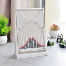 이항분포 실험기 갈톤보드 정규 곡선 확률 과학, 화이트