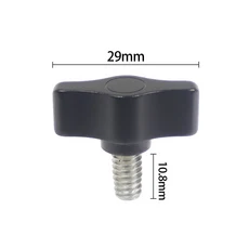 T타입 손잡이 엄지 나사 스테인레스 스틸 304 손 조임 볼트 고프로 액션 SLR 카메라 삼각대 어댑터 1/4, 01 China Mainland, 04 10.8mm