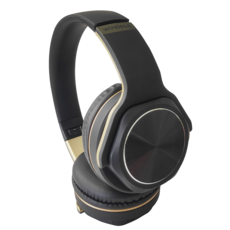 無線耳機，舒適耳罩，時尚設計，高音質呈現，藍牙連接, 黑色, MCK-S4【低噪音 高音質】