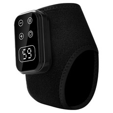 SoBuy 발목 무선 진동 온열찜질 마사지기, 블랙, 73360