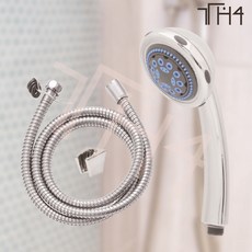 泰合室 鍍鉻進口五段式出水按摩沐浴組 蓮蓬頭套組 五段出水 鍍鉻耐用, 詳見包裝