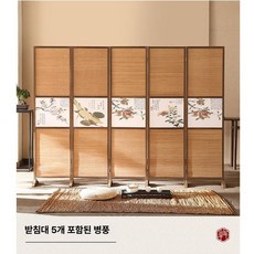 한옥 파티션 인테리어 거실 대나무 가림막 창살 찻집, E.170x50cm (4패널) 2m, 1개