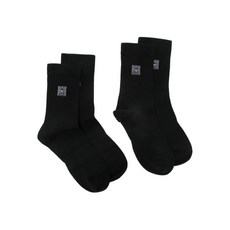 토템 모노그램 자수 양말 2팩 세트
